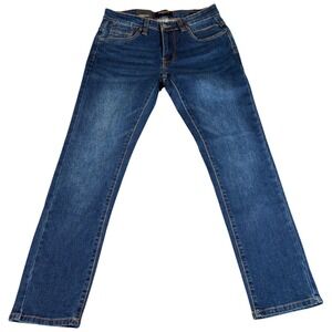 Kenneth Cole Slim Fit Jeans Mens 29x29 Blue Denim Stretch Straight Leg Outdoor